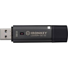 Флеш-накопичувач USB 3.2 32GB Kingston IronKey Locker+ 50 G2 (IKLP50G2/32GB)