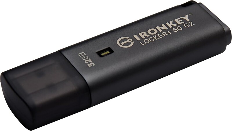 Флеш-накопитель USB 3.2 32GB Kingston IronKey Locker+ 50 G2 (IKLP50G2/32GB)
