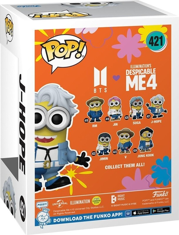 Колекційна фігурка Funko POP Rocks: Minions X BTS - J-Hope (889698859639)