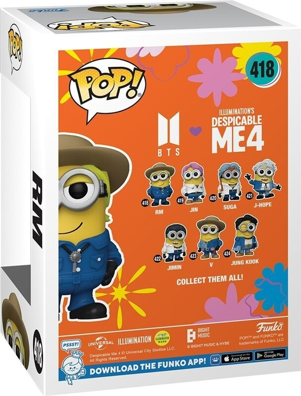 Колекційна фігурка Funko POP Rocks: Minions X BTS - RM (889698859677)