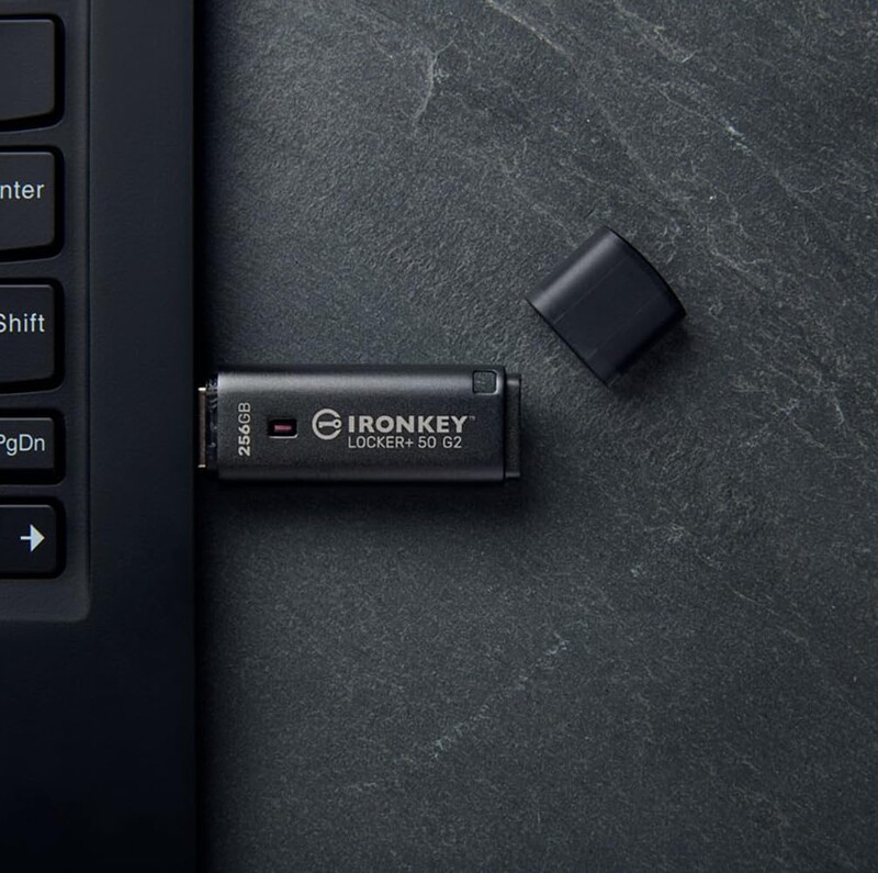 Флеш-накопитель USB 3.2 64GB Kingston IronKey Locker+ 50 G2 (IKLP50G2/64GB)