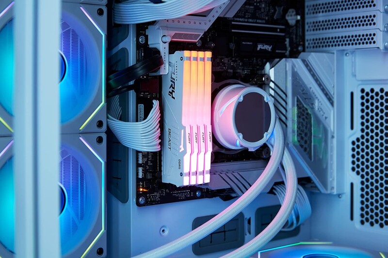 Модуль памяти DDR5 16GB/6000 Kingston Fury Beast RGB EXPO White (KF560C36BWE2A-16)