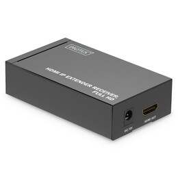 Удлинитель Digitus HDMI - RJ-45 (F/F), до 120 м, Black (DS-55518)