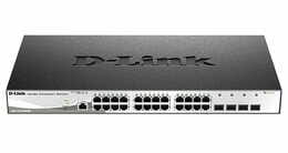 Коммутатор D-Link DGS-1210-28X/ME (24x1GE, 4x10G SFP+)