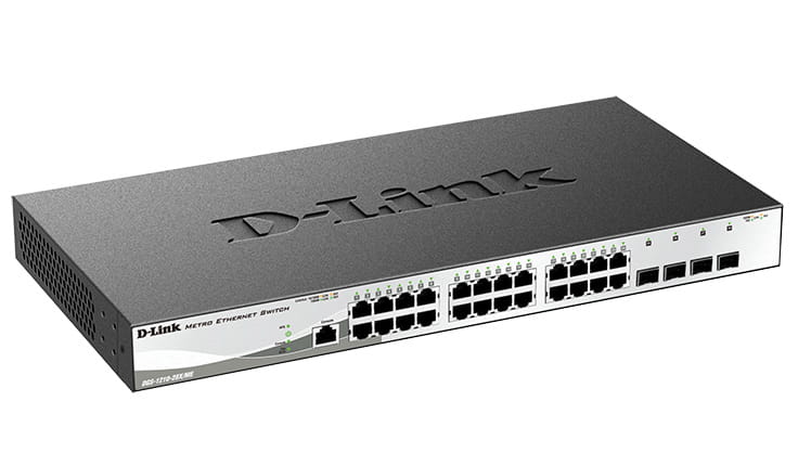 Комутатор D-Link DGS-1210-28X/ME (24x1GE, 4x10G SFP+)