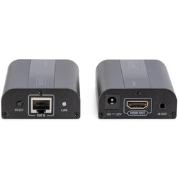 Удлинитель Digitus HDMI - RJ-45 (F/F), до 60 м, Black (DS-55204)