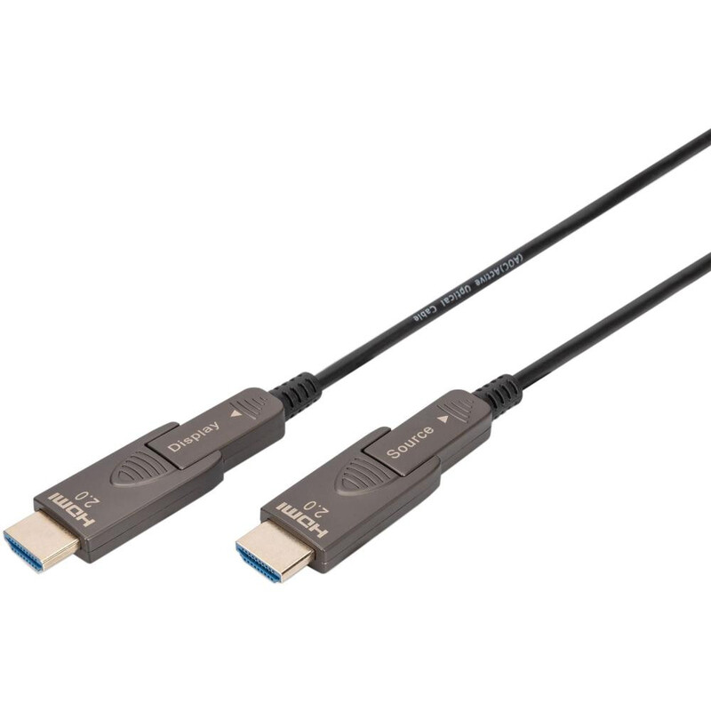 Кабель Digitus HDMI - HDMI (M/M), UHD 4K, AOC, 10 м, Black (AK-330127-100-S)
