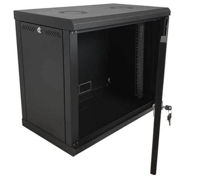 Шафа настінна EServer 9U 600х350х503 (скло) (ES-Е935B)