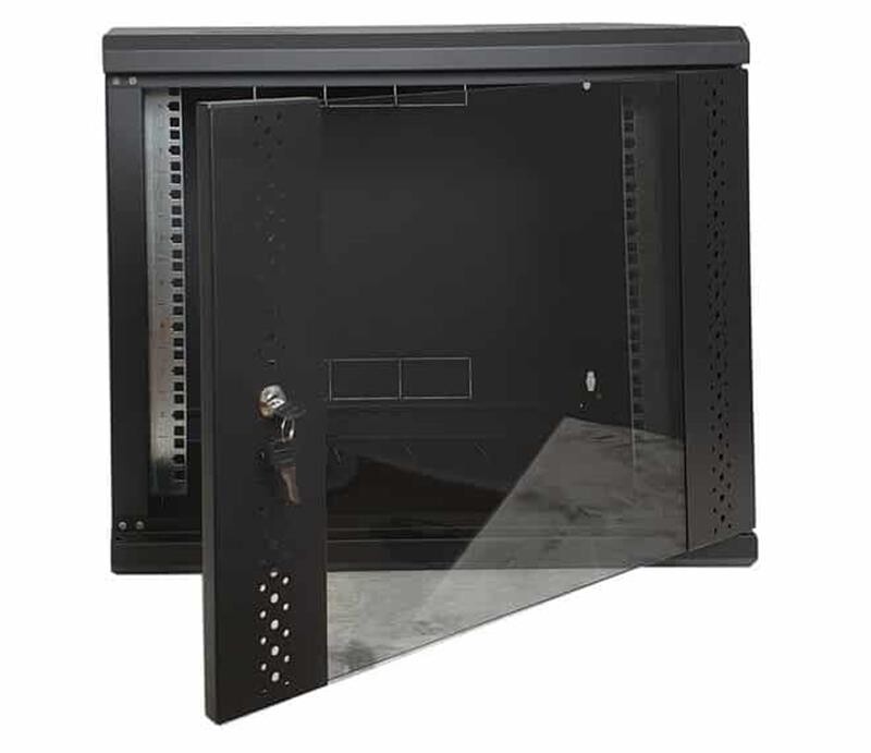 Шафа настінна EServer 9U 600х350х503 (скло) (ES-Е935B)