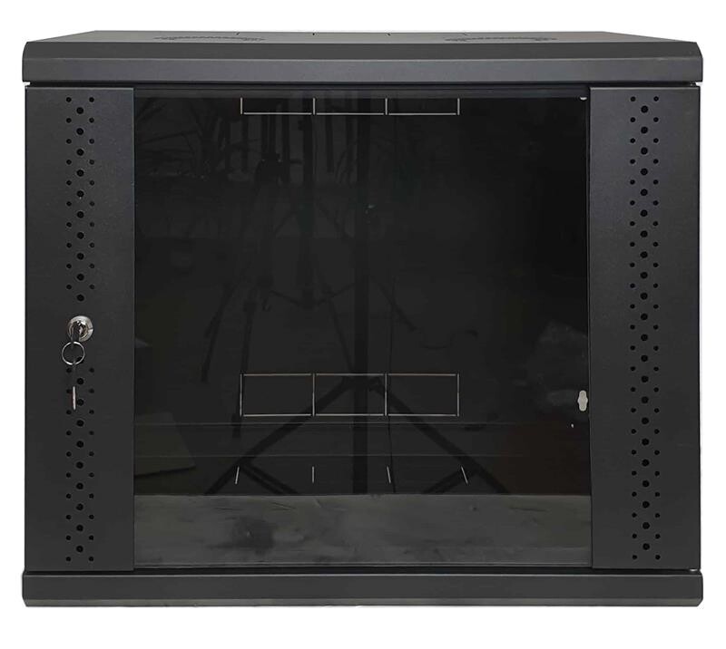 Шафа настінна EServer 9U 600х350х503 (скло) (ES-Е935B)