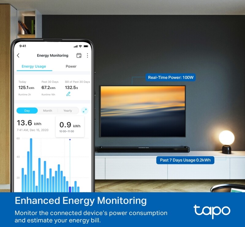 Інтелектуальна розетка TP-Link Tapo P110M