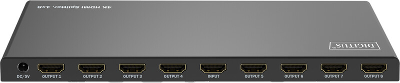 Розгалужувач (спліттер) Digitus DS-55338 HDMI 8 портів, підтримка UHD 4K