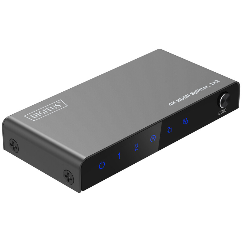 Розгалужувач (спліттер) Digitus DS-55336 HDMI 2 порта, підтримка UHD 4K