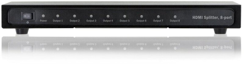 Розгалужувач (спліттер) Digitus DS-43302 HDMI 8 портів, підтримка FullHD
