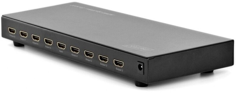 Розгалужувач (спліттер) Digitus DS-43302 HDMI 8 портів, підтримка FullHD