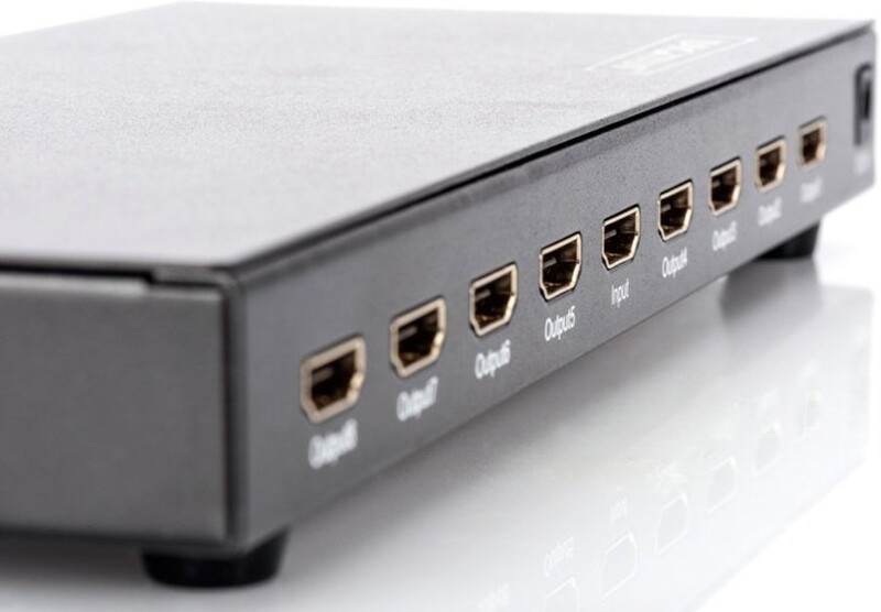 Розгалужувач (спліттер) Digitus DS-43302 HDMI 8 портів, підтримка FullHD