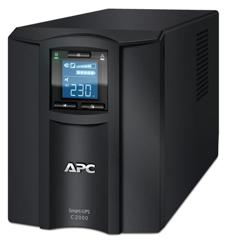 ИБП APC Smart-UPS C 2000VA LCD, Lin.int., AVR, 6 х IEC, USB, металл (SMC2000I)