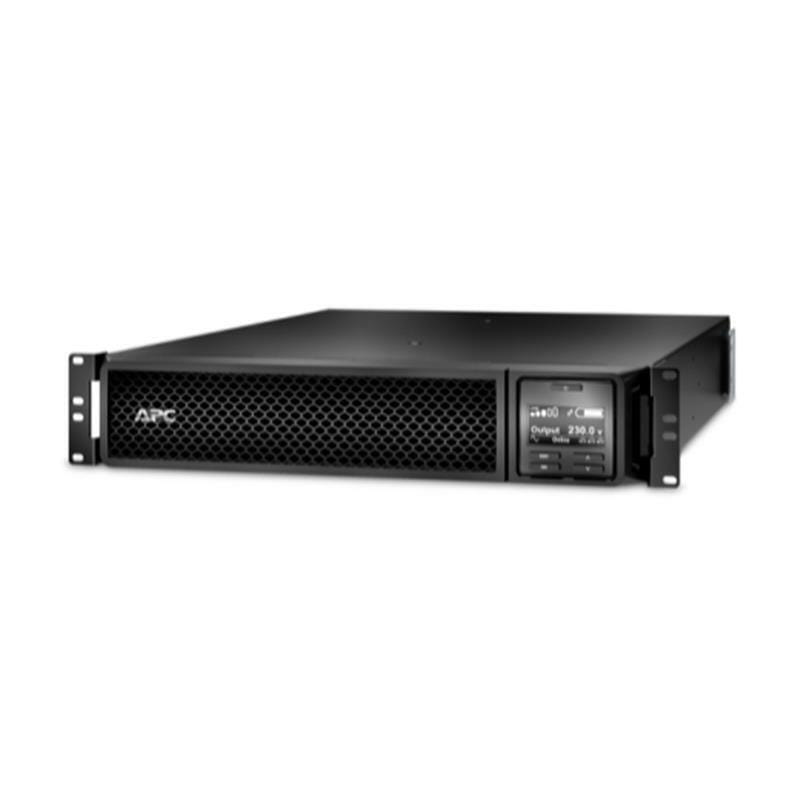 Джерело безперебійного живлення APC Smart-UPS SRT 1000VA, Online, 6хIEC, RJ-45, USB, LCD, метал (SRT1000XLI)