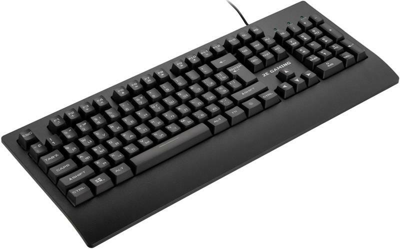 Клавіатура 2E Gaming KG330 LED Ukr (2E-KG330UBK) Black USB