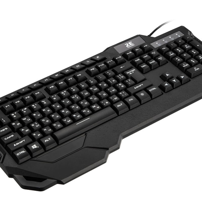 Клавиатура 2E Gaming KG340 LED Ukr Black (2E-KG340UBK)