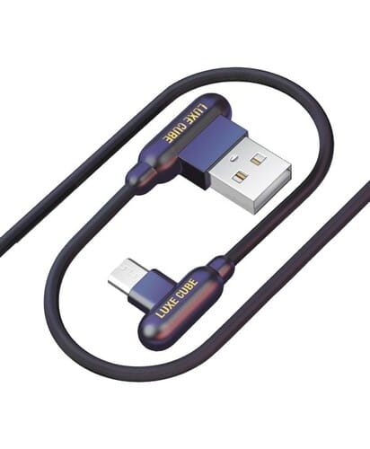 Фото - Кабель Luxe Cube   Game USB - micro USB , 1 м, чорний  8 (M/M)
