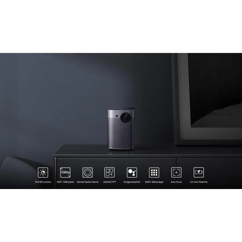 Проектор Xiaomi XGiMi Halo FullHD 3D DLP (800 Lm) (Міжнародна версія) (WK03A)