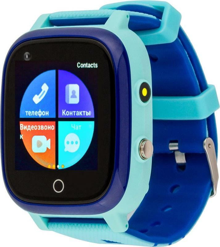 Дитячий смарт-годинник AmiGo GO005 4G WIFI Thermometer Blue