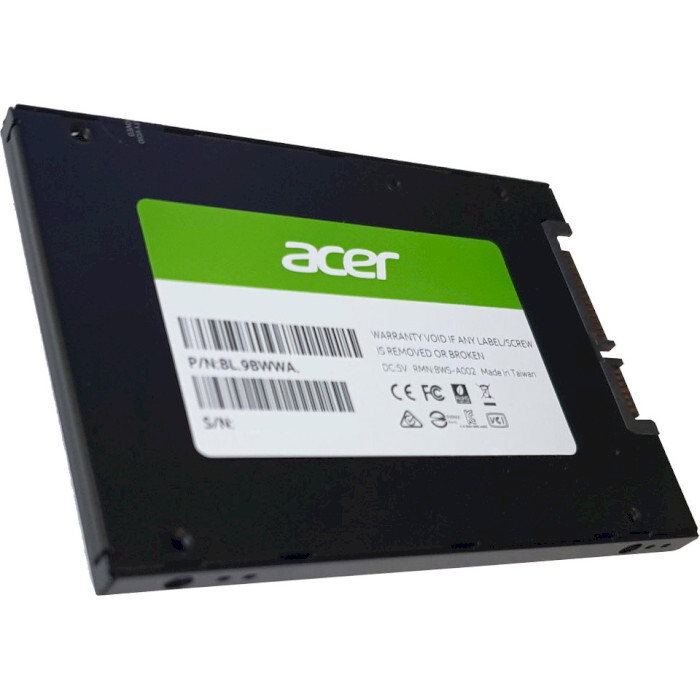 Накопичувач SSD 256 Gb Acer RE100 2.5" SATAIII 3D NAND TLC (BL.9BWWA.107)