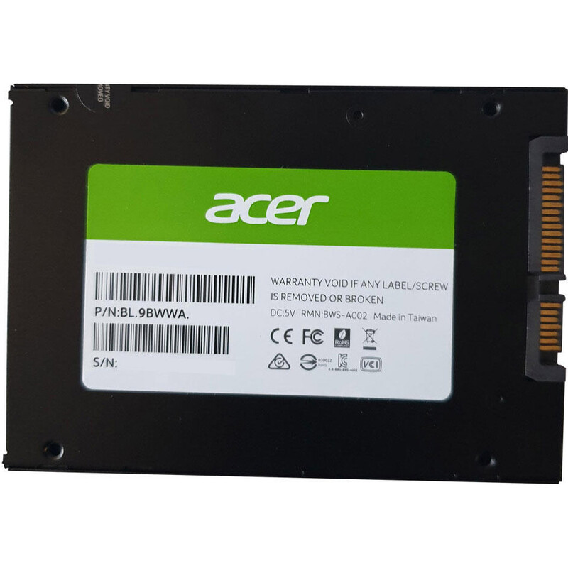 Накопичувач SSD 256 Gb Acer RE100 2.5" SATAIII 3D NAND TLC (BL.9BWWA.107)