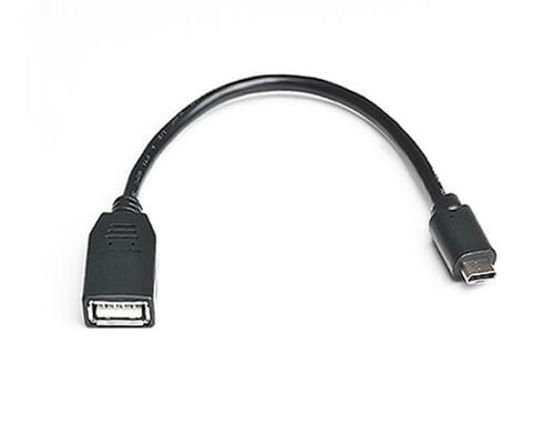 Фото - Кабель REAL-EL   USB Type-C - USB V 2.0 (M/F), 0.1 м, чорний  E (EL123500017)