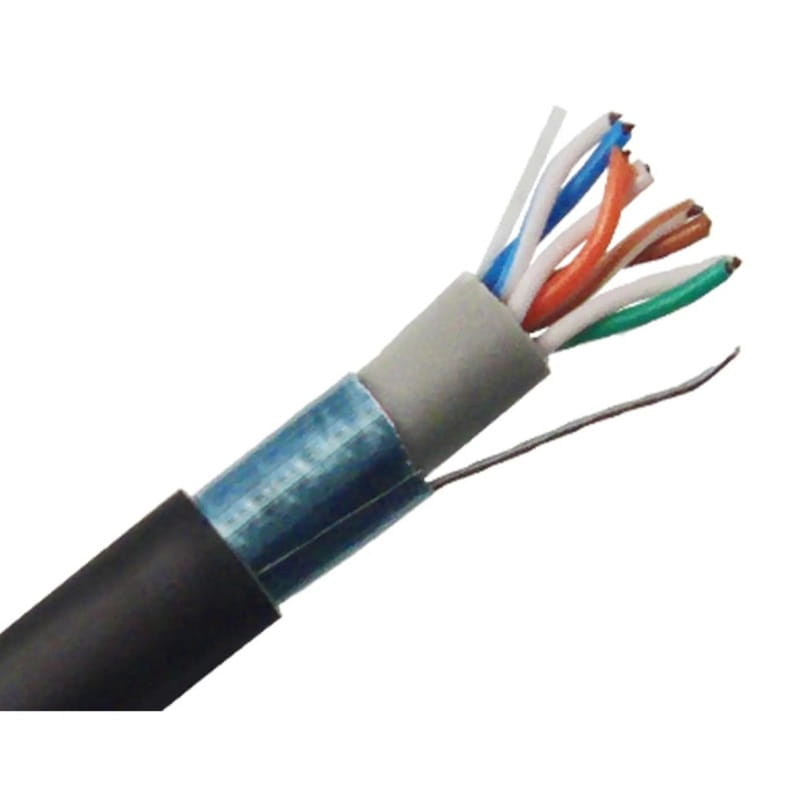 Кабель витая пара Atcom (13426) Premium FTP cat5e, 4х2х0,5мм, медь, для внешних работ PVC+PVE, 305м