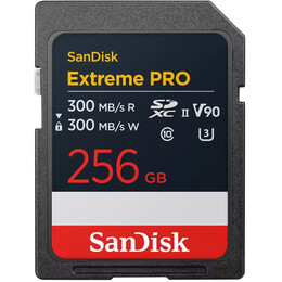 Карта пам`яті SDXC 256GB UHS-II/U3 Class 10 SanDisk Extreme Pro R300/W300MB/s (SDSDXDM-256G-GN4IN)