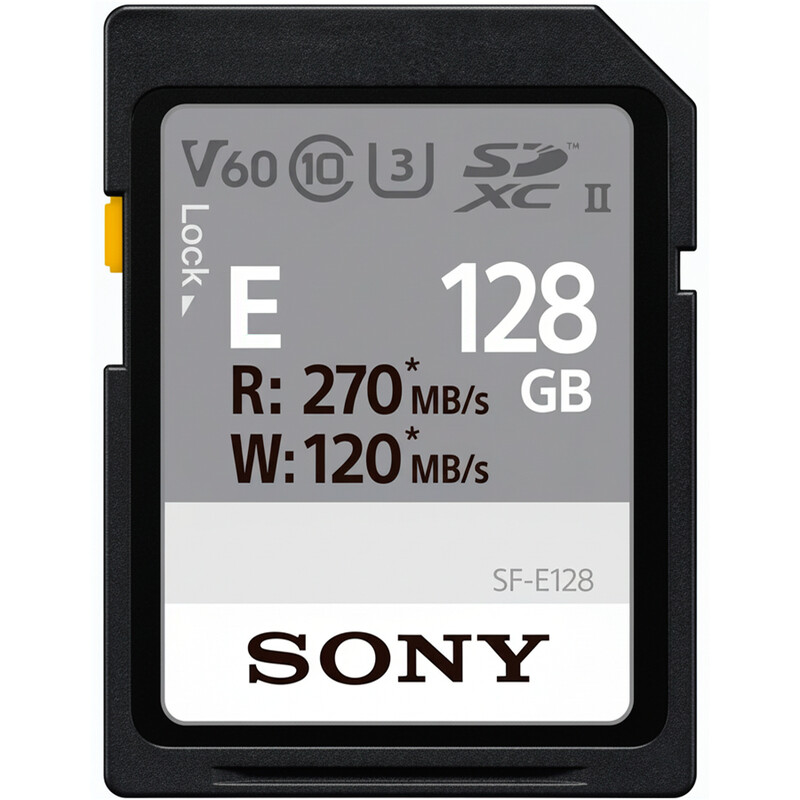 Карта пам`ятi SDXC 128GB UHS-II/U3 Class 10 Sony Entry R270/W120MB/s (SFE128A.ET4)