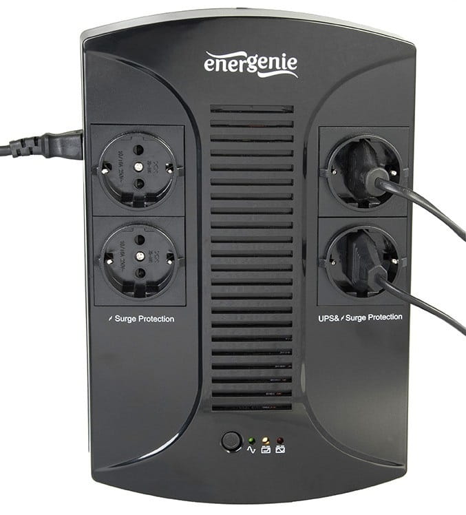 ИБП EnerGenie EG-UPS-002 850VA, Line Int., AVR, 4xSchuko, USB