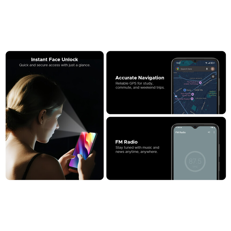 Смартфон Doogee Note 56 3/64GB Black (6923740289143)