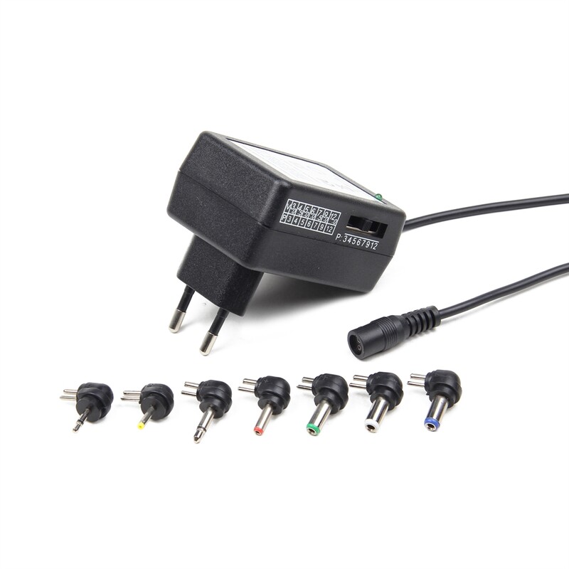Сетевое зарядное устройство EnerGenie (1USBx2A) Black (EG-MC-009) + универсальный кабель