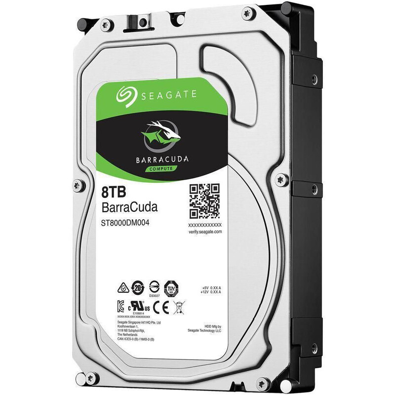 Накопитель HDD SATA 8.0TB Seagate BarraCuda 5400rpm 256MB (ST8000DM004)