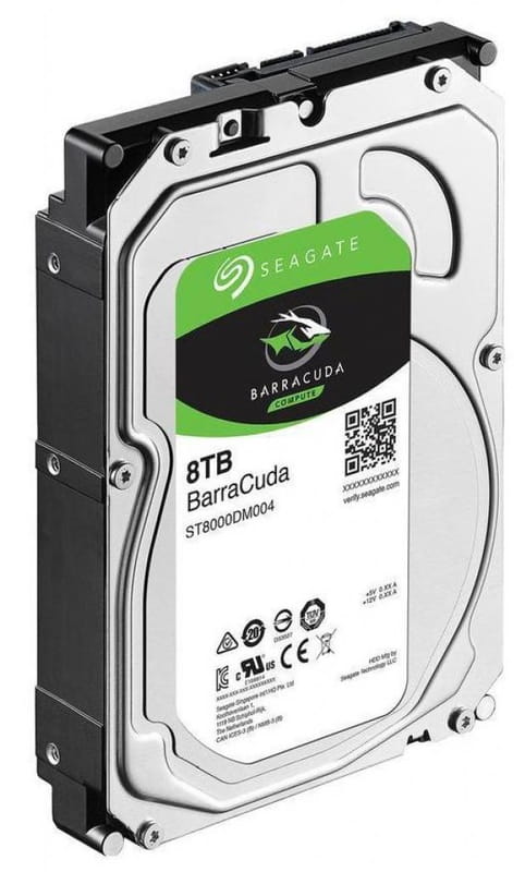 Накопитель HDD SATA 8.0TB Seagate BarraCuda 5400rpm 256MB (ST8000DM004)