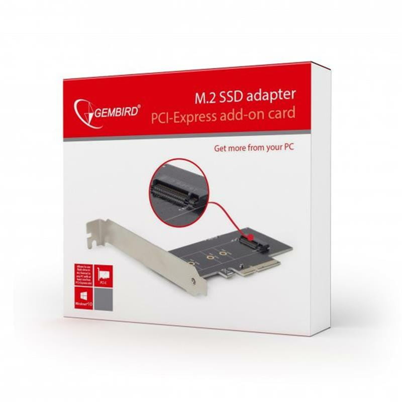 Адаптер PCI-Express Gembird PEX-M2-01 для SSD формата M.2