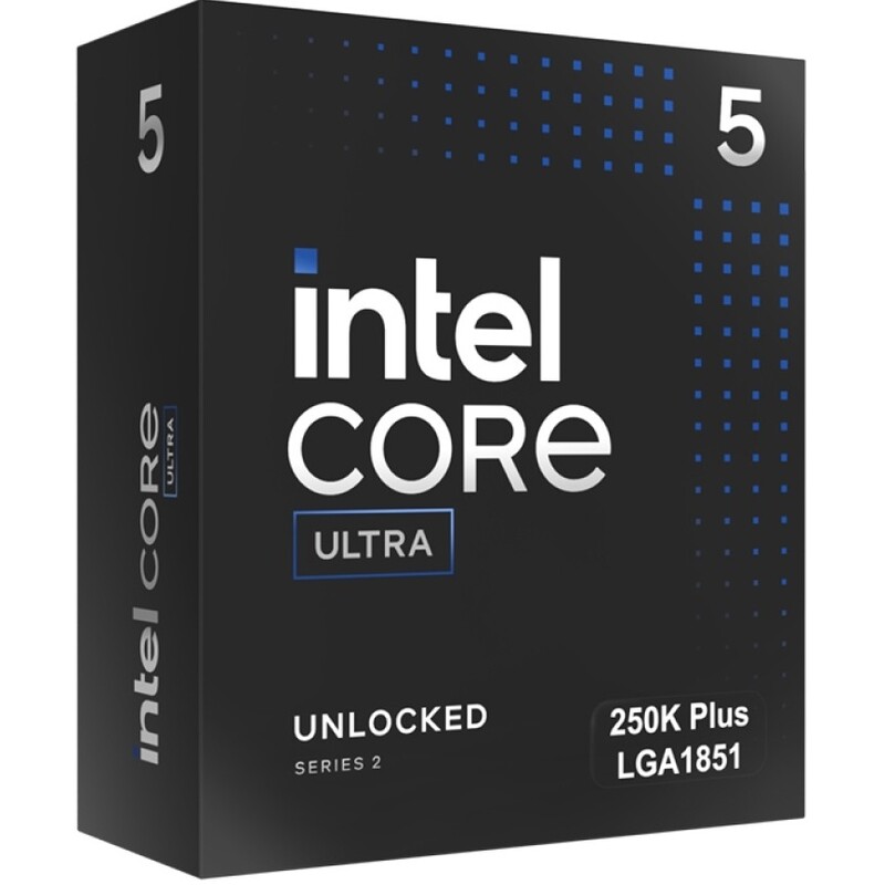 Процесор Intel Core Ultra 5 250K Plus 3.3GHz (30MB, Arrow Lake, 125W, S1851) Box (BX80768250K)