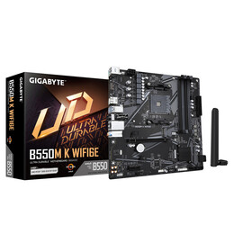 Материнська плата Gigabyte B550M K WF6E Socket AM4