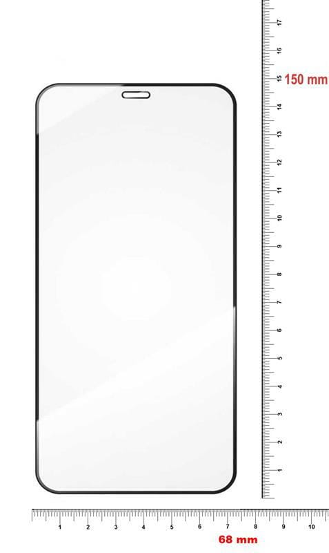 Защитное стекло BeCover для Apple iPhone 13/13 Pro Black (706663)