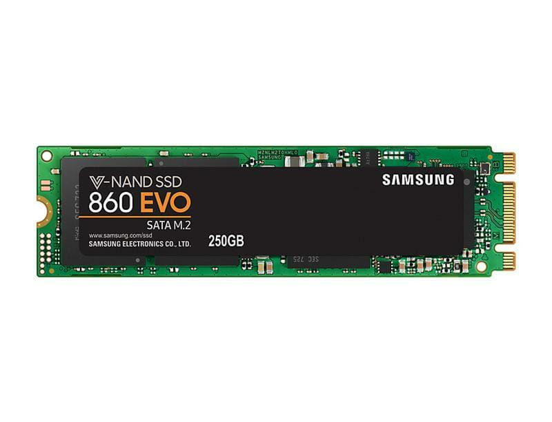 Накопичувач SSD  250GB Samsung 860 EVO M.2 2280 SATAIII MLC (MZ-N6E250BW)