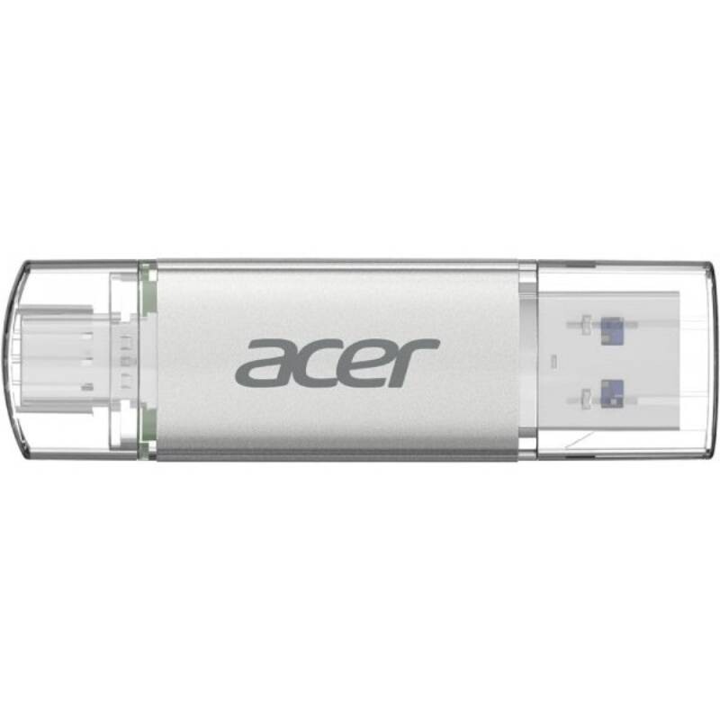 Флеш-накопитель USB3.2 32GB Acer UT300 Grey (BL.9BWWA.588)