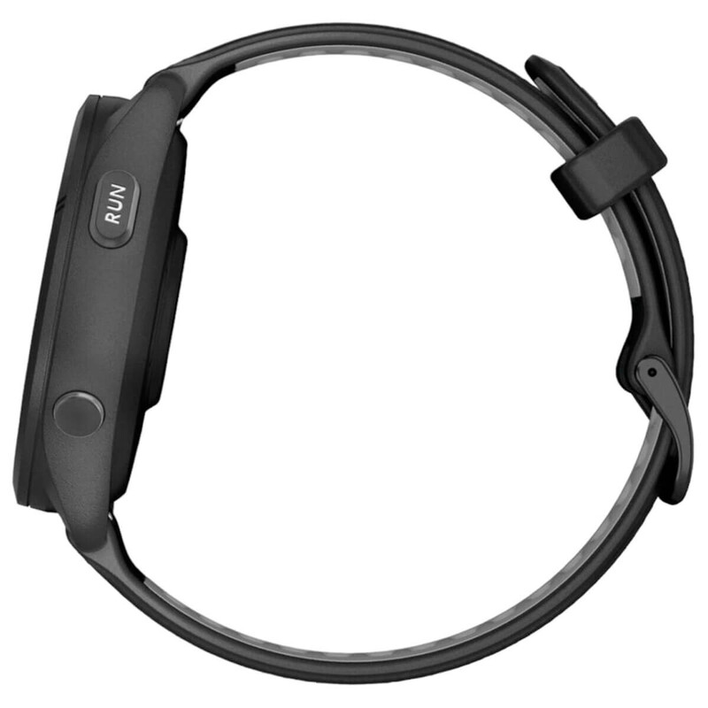 Смарт-годинник Garmin Forerunner 265 Black Bezel and Case with Black/Powder Gray Silicone Band (010-02810-10)