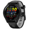 Фото - Смарт-годинник Garmin Forerunner 265 Black Bezel and Case with Black/Powder Gray Silicone Band (010-02810-10) | click.ua