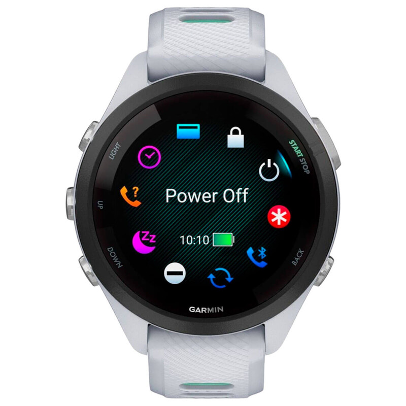 Смарт-годинник Garmin Forerunner 265S Black Bezel with Whitestone Case and Whitestone/Neo Tropic Silicone Band (010-02810-14)