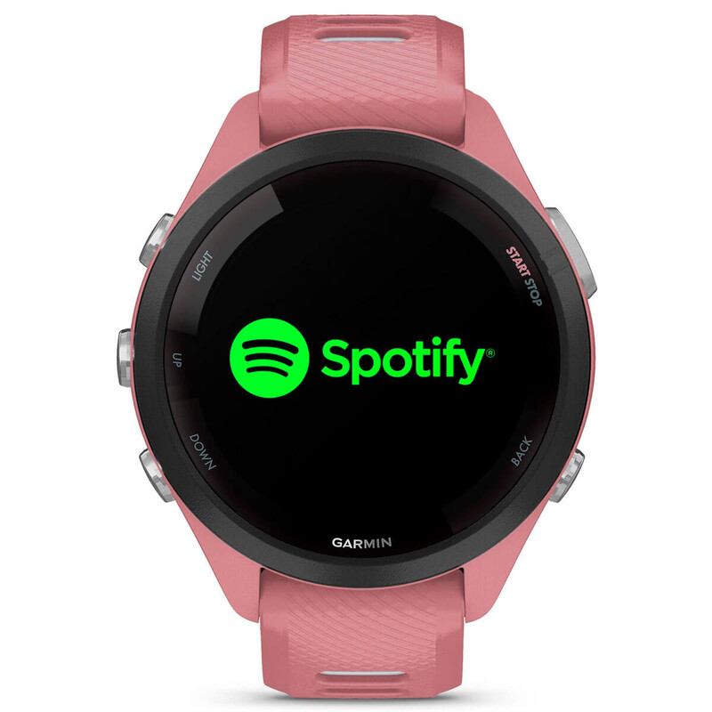 Смарт-часы Garmin Forerunner 265S Black Bezel with Light Pink Case and Light Pink/Whitestone Silicone Band (010-02810-15)