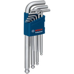 Набір ключів шестигранних Bosch кулястий наконечник 1,5-10 мм 9 шт (1.600.A01.TH5)