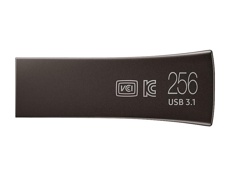 Флеш-накопичувач USB3.1 256GB Samsung Bar Plus Black (MUF-256BE4/APC)